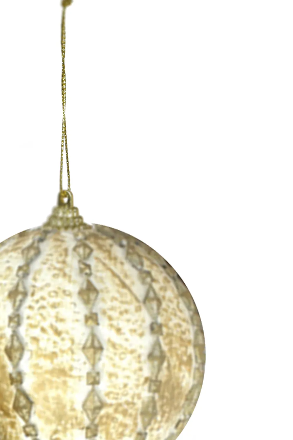 10CM BALL WITH STUD ACCENTS (2 PCS)