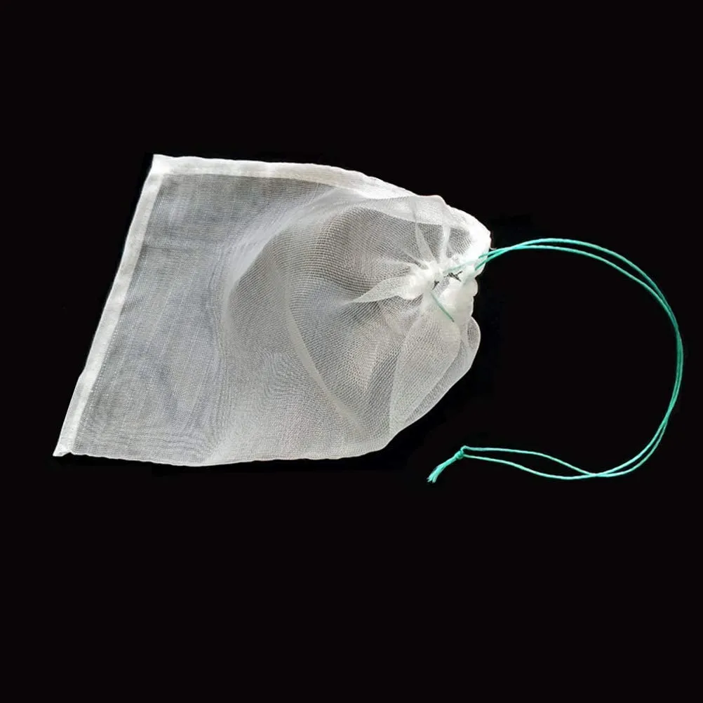 20Pcs Fruit Protection Nylon Mesh Net Bags with Drawstring-XL