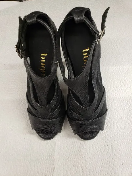 3.5" Casana -- Women's Latin Sandal with Street Sole -- Black