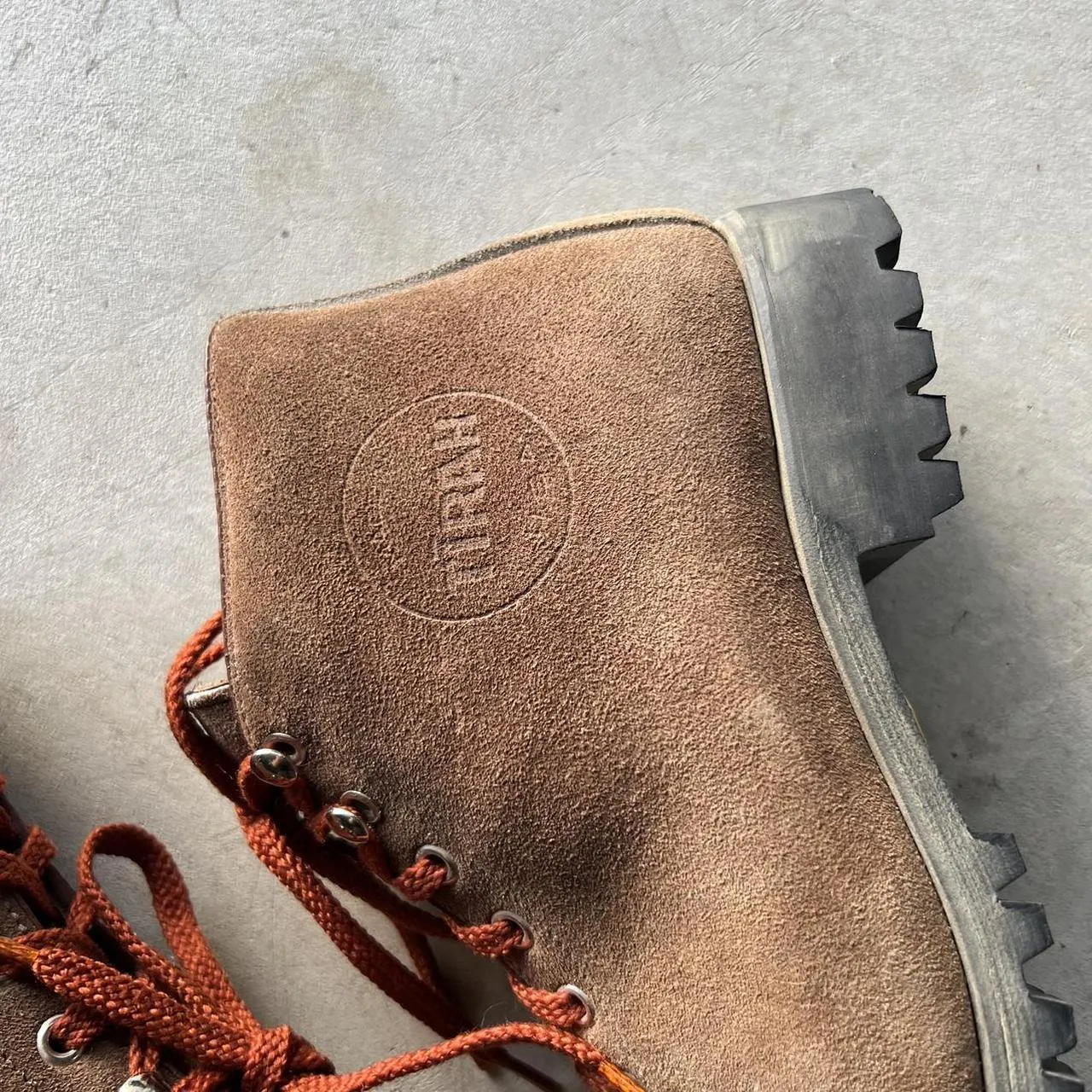 70s Italian Style Vibram Sole Hiking Boots- M's 6.5, W's 8