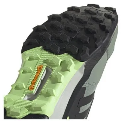 adidas Terrex AX4 Mid GTX Hiking Boots Green Black Men's
