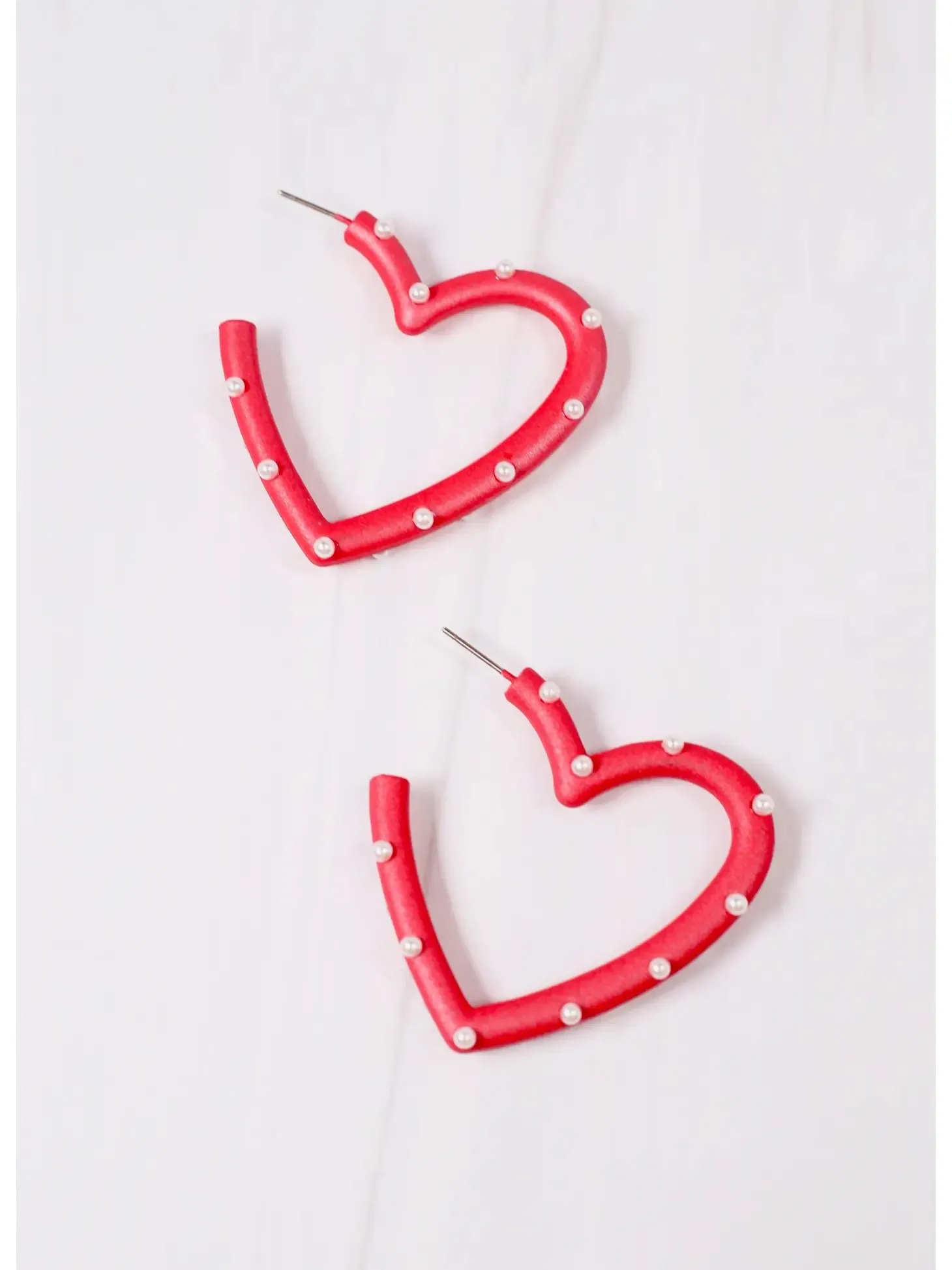 Admirer Pearl Heart Earring