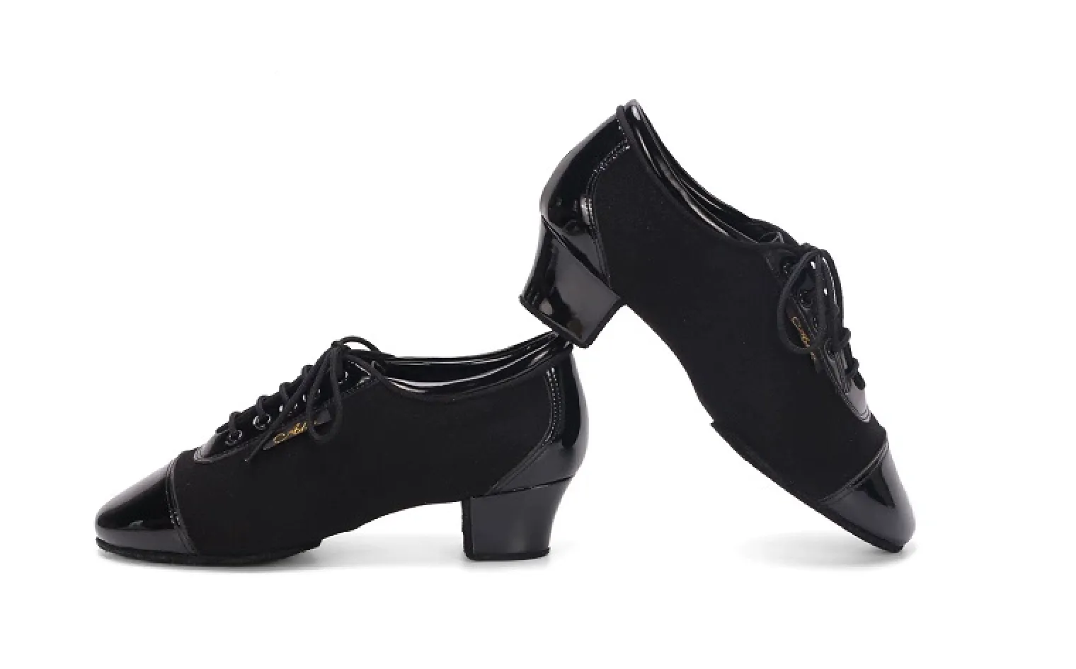 AILIANWU.L001BE BOYS LATIN SPLICING LEATHER DANCE SHOES
