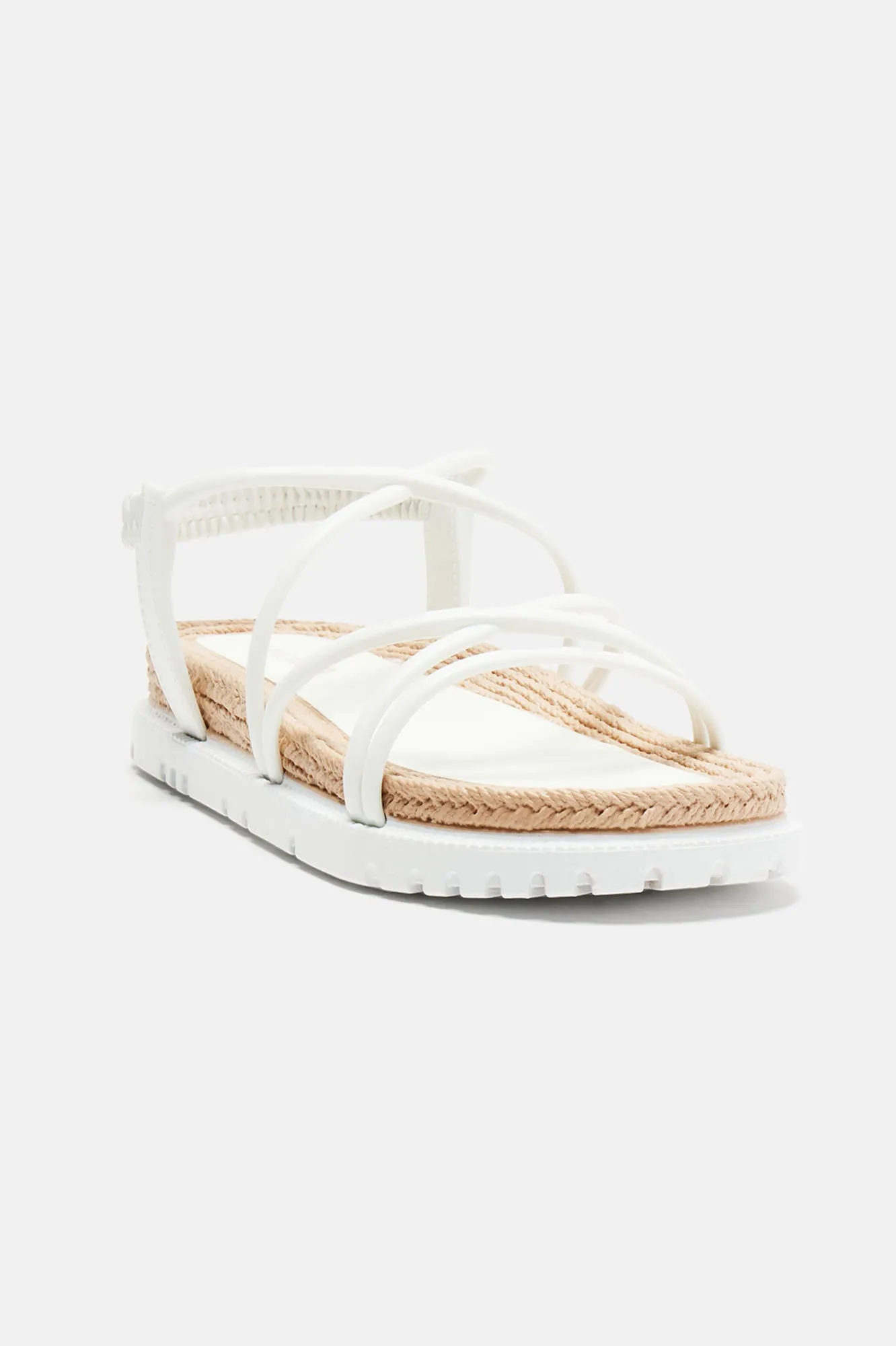 Alaia Flat Sandals - White