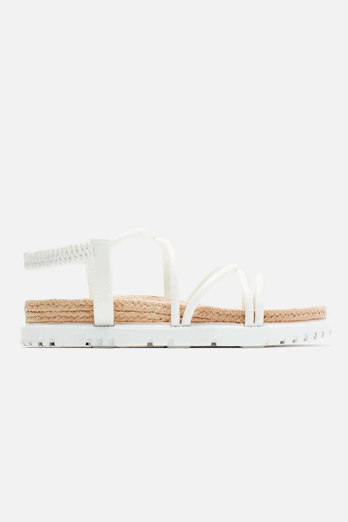 Alaia Flat Sandals - White