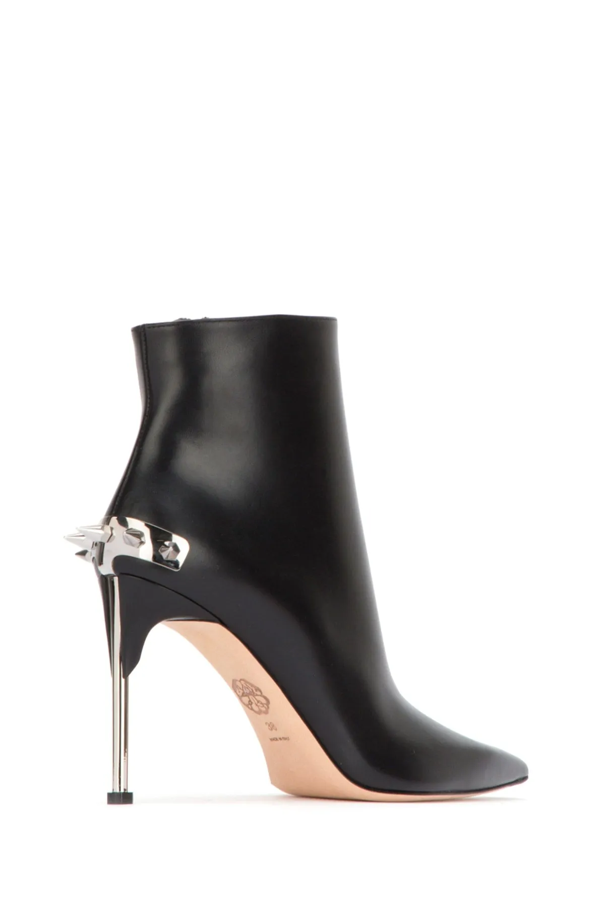 Alexander McQueen Studded Heel Ankle Boots