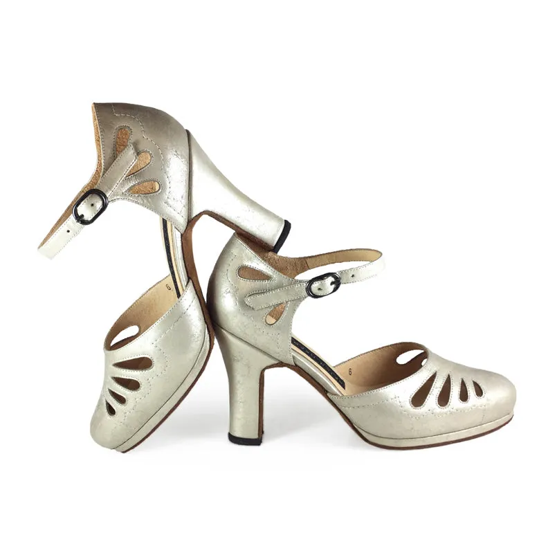 AN: Monte Esencia: Brushed Platinum  | 3.5 Torre | MED | Suede Sole | Limited Edition