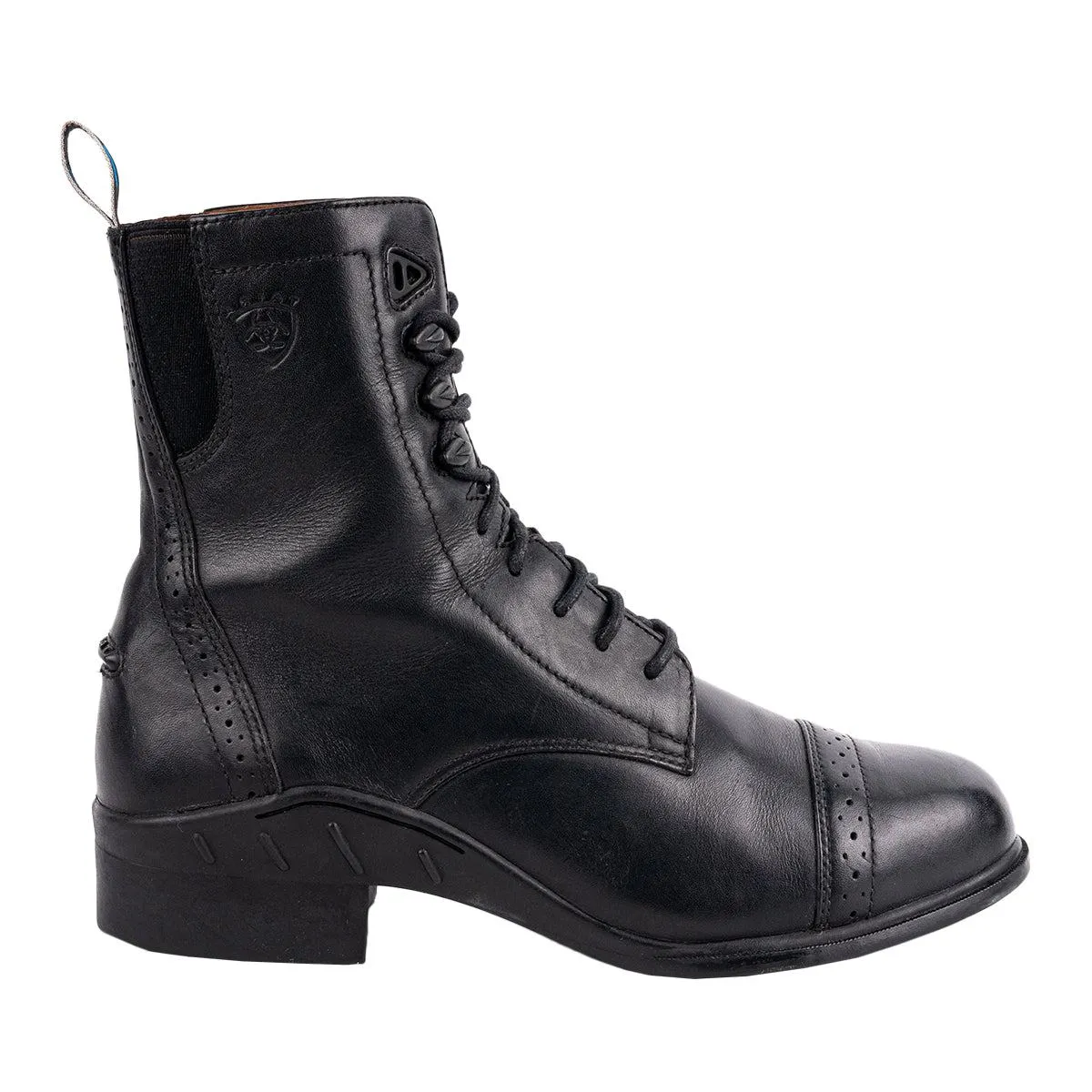 Ariat Heritage Riding Casual Boots Leather Black Colour For Men