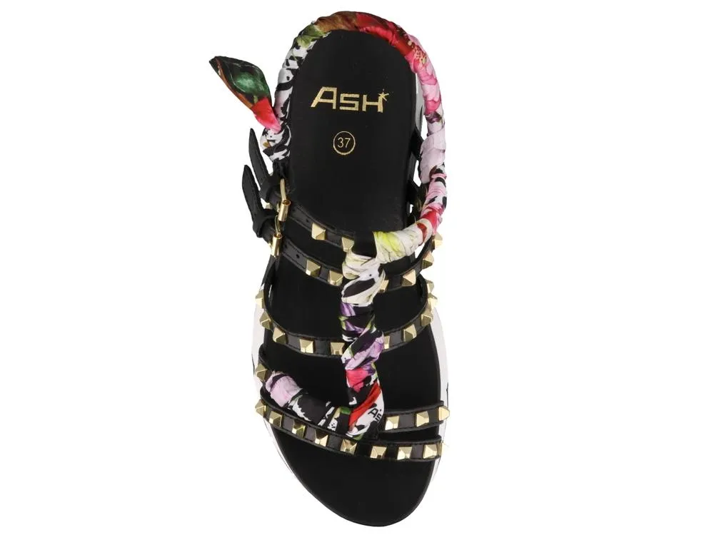 Ash Lilly Studded Wrap Detail Sandals
