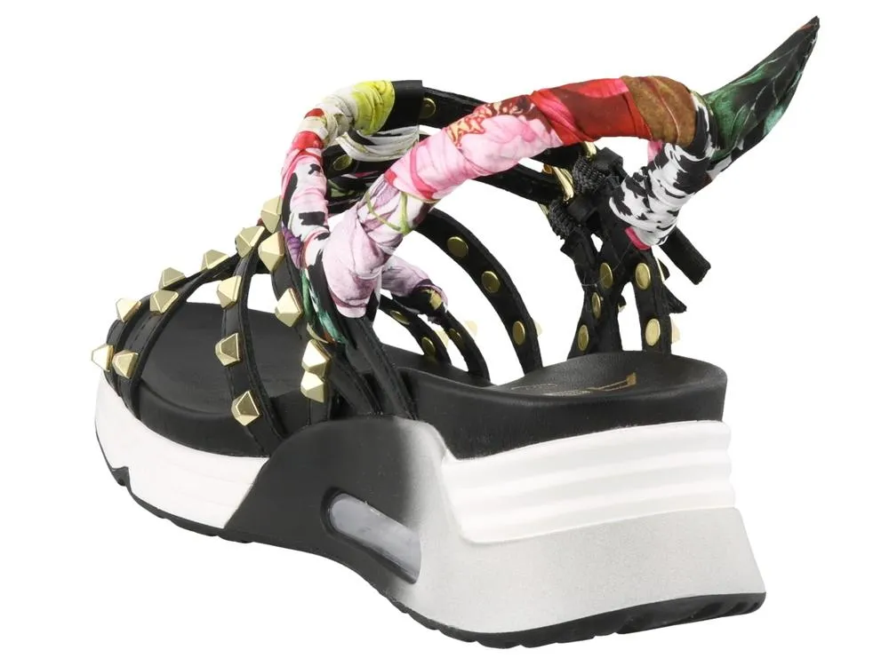 Ash Lilly Studded Wrap Detail Sandals