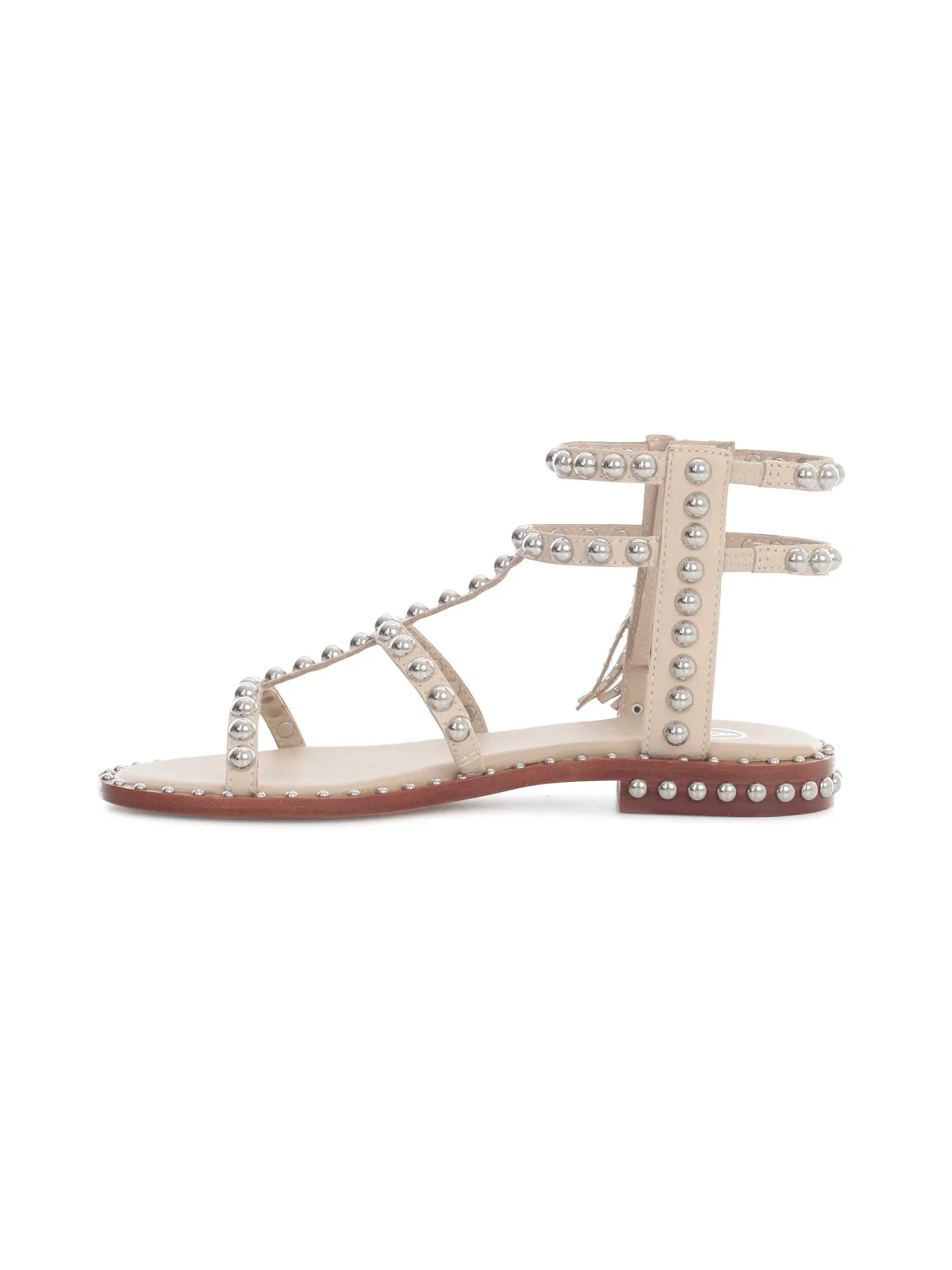 Ash Power Studded Ankle-Strap Sandals