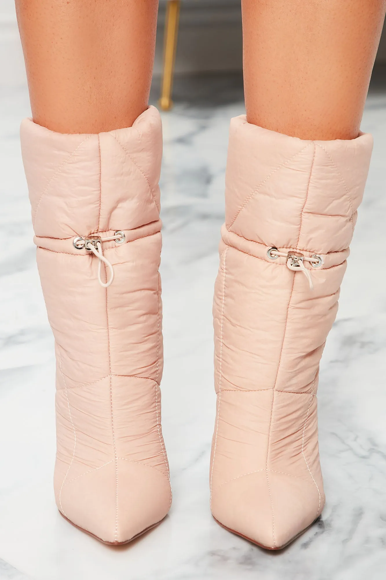 Baddie Moves Booties - Blush
