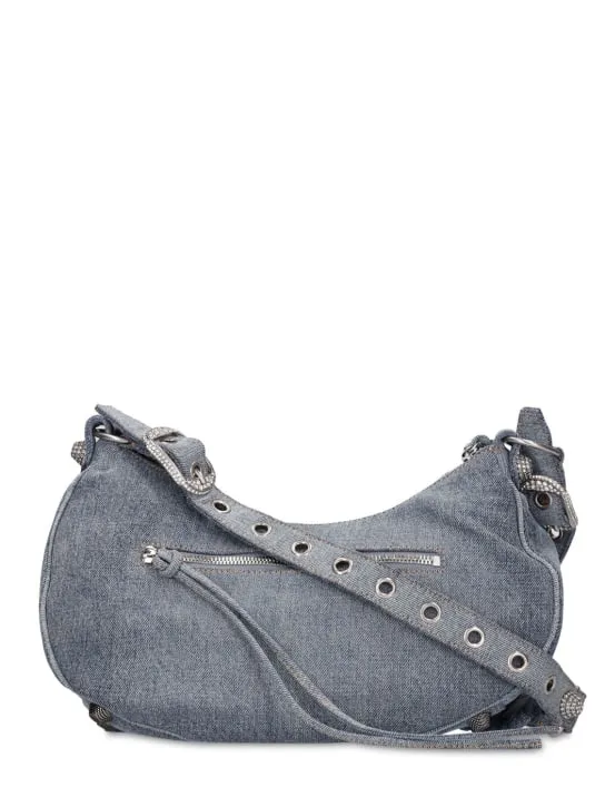 Balenciaga   Small Le Cagole denim bag 