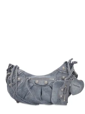 Balenciaga   Small Le Cagole denim bag 