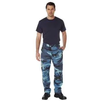 BDU Pants | Tactical Pants For Men | Sky Blue Camoflauge