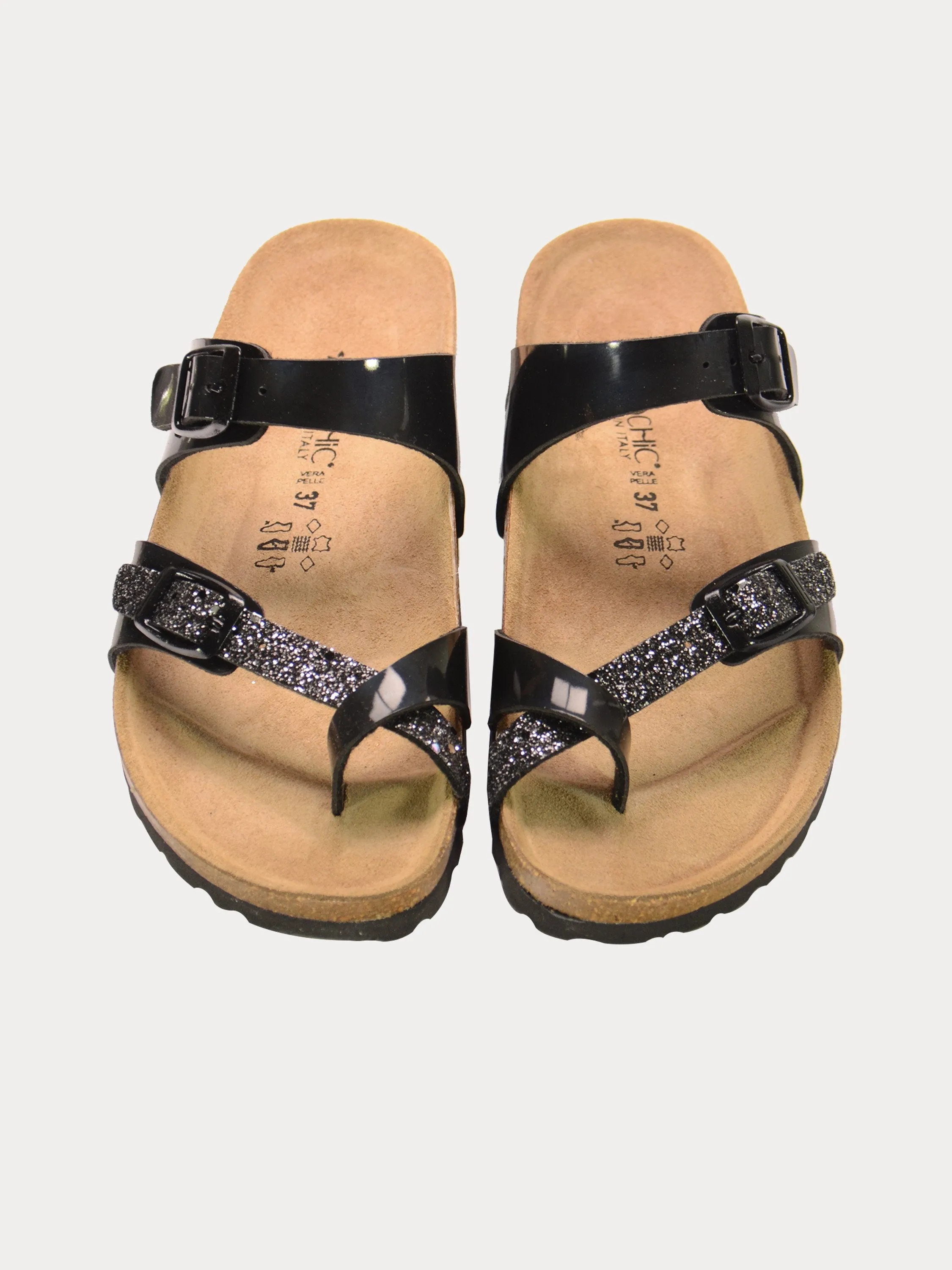 Biochic Women's Lock Flat Sandals