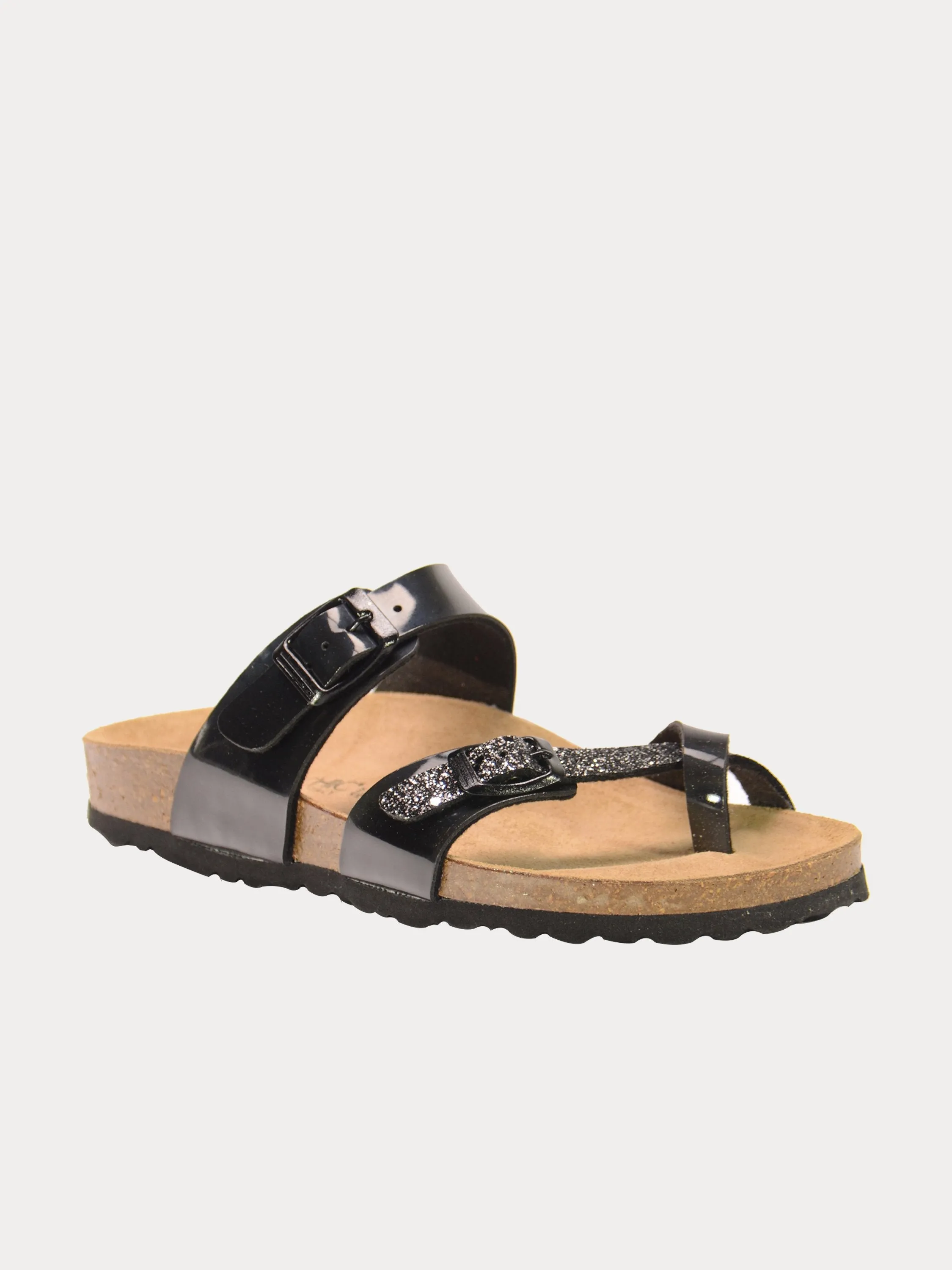 Biochic Women's Lock Flat Sandals