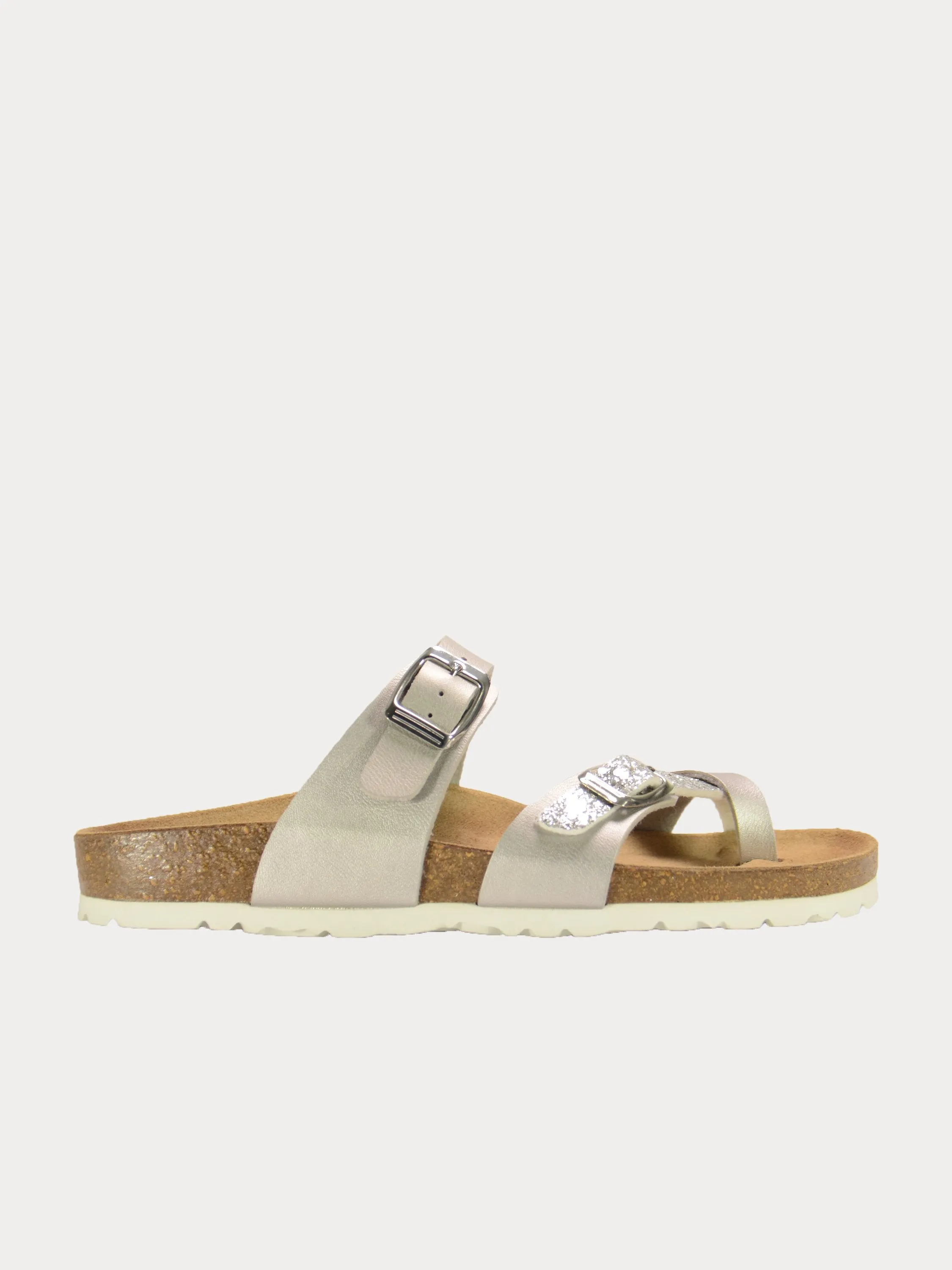 Biochic Women's Lock Flat Sandals