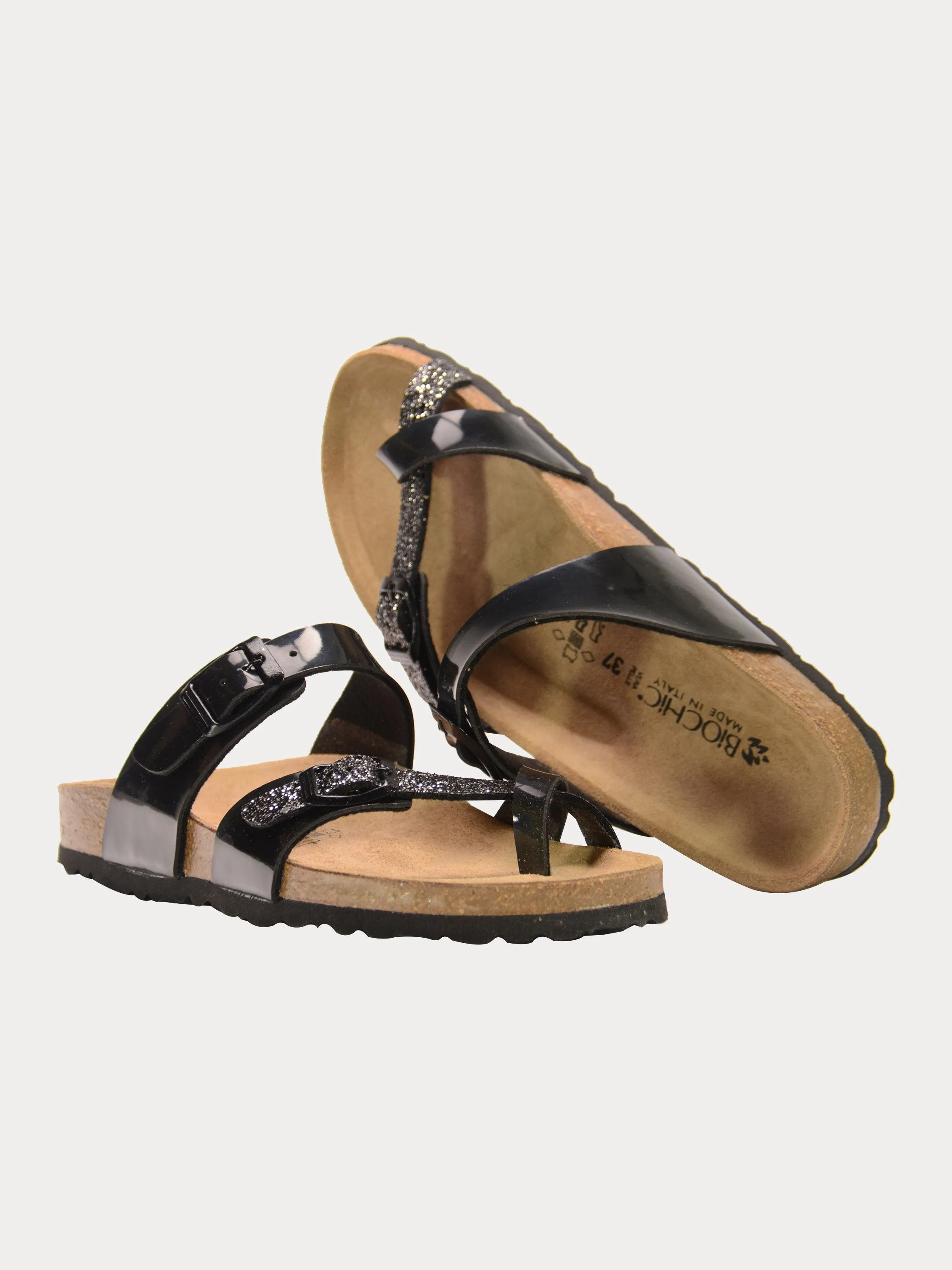Biochic Women's Lock Flat Sandals