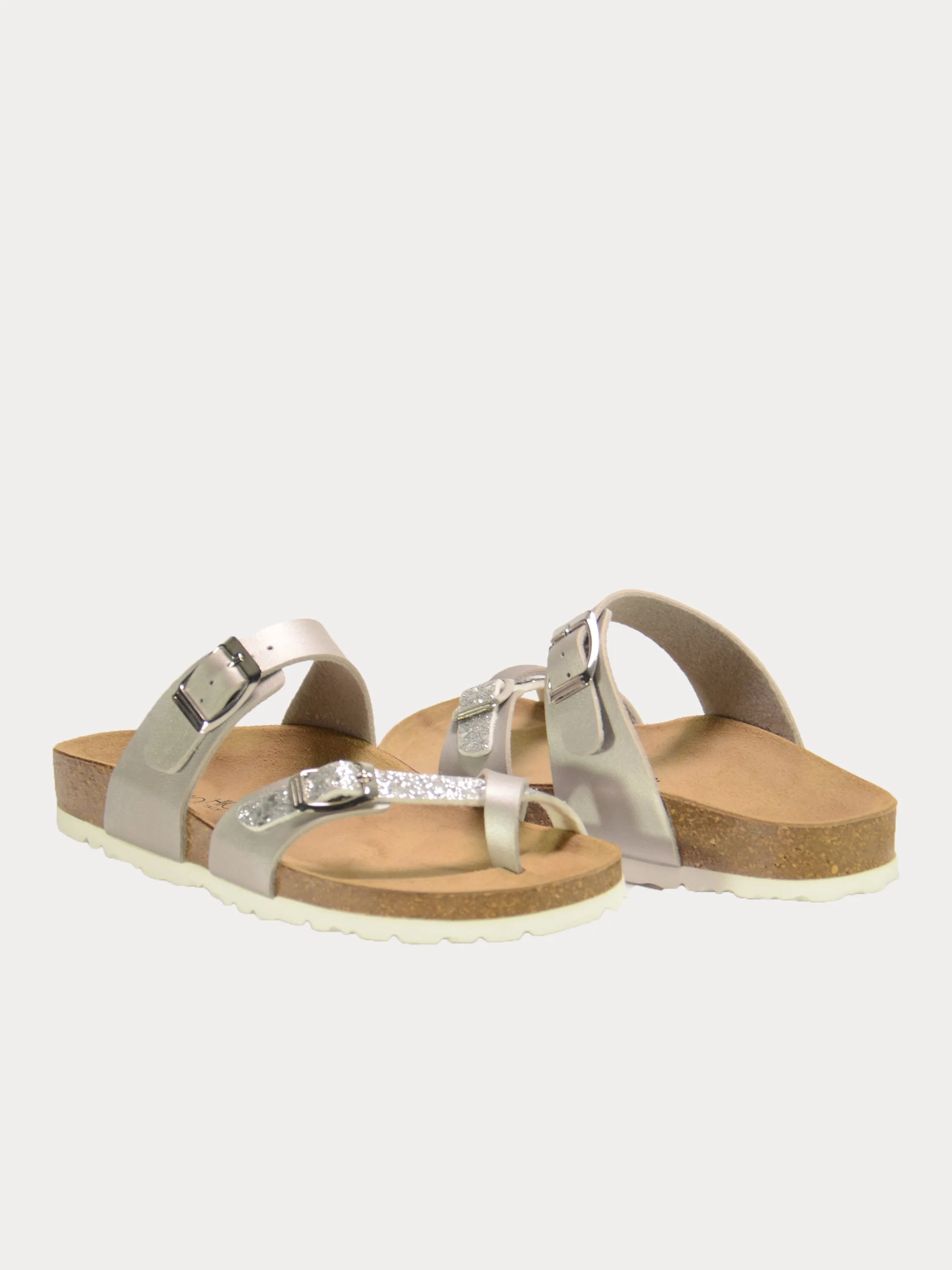 Biochic Women's Lock Flat Sandals