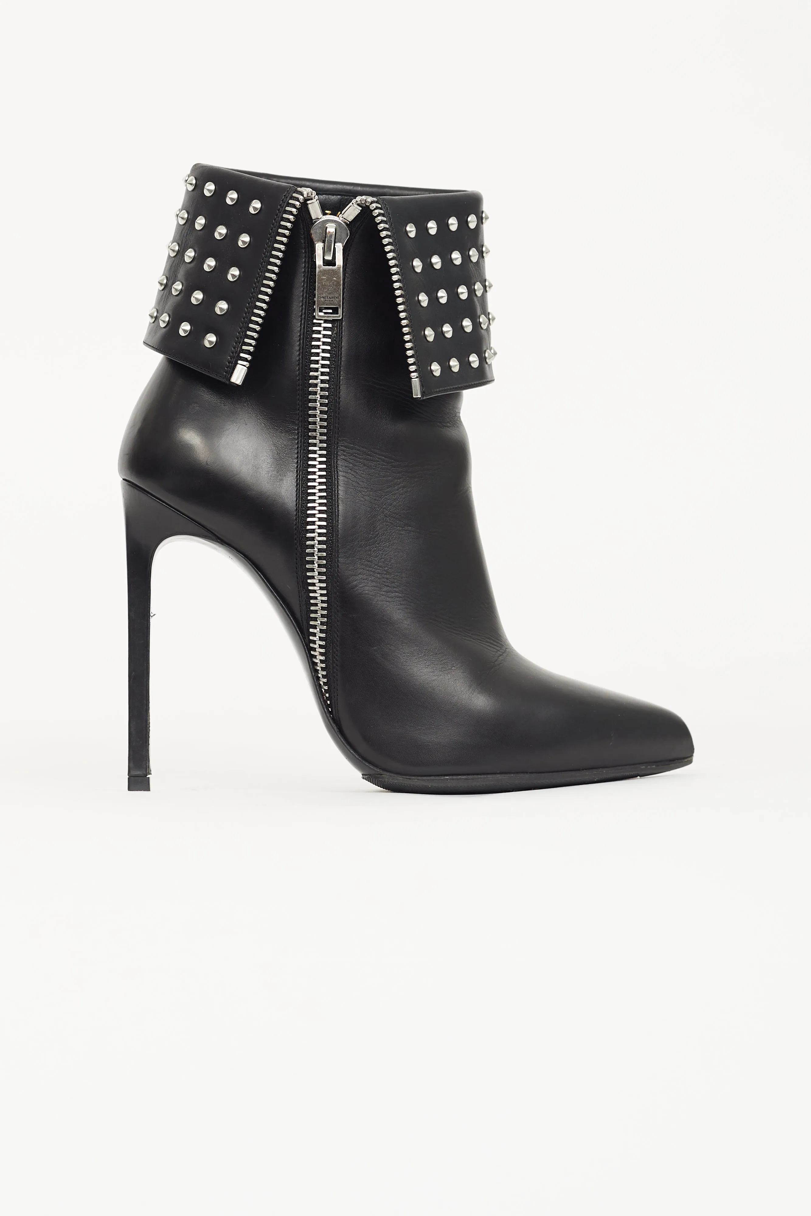 Black Studded Ankle Boot