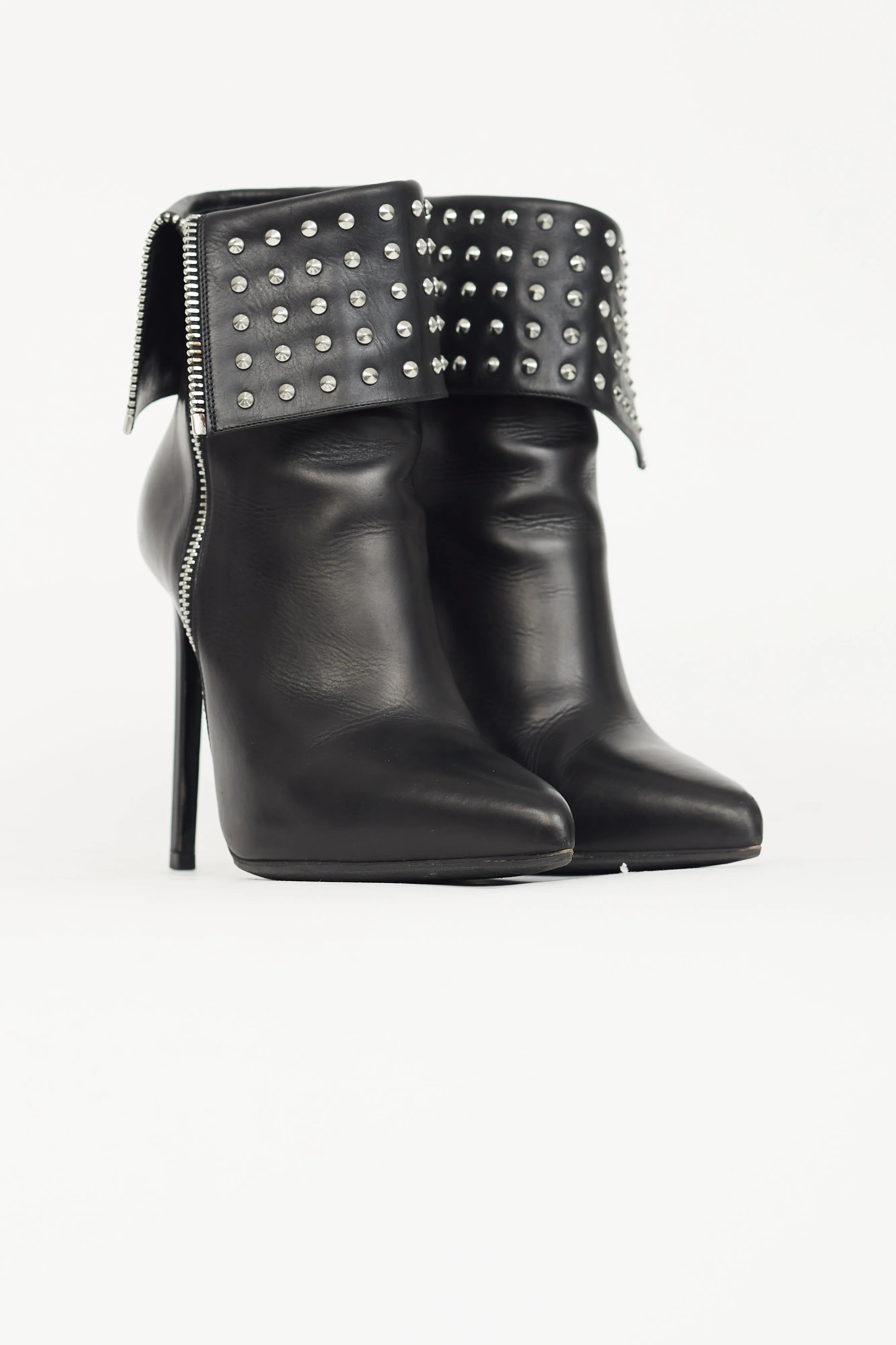 Black Studded Ankle Boot