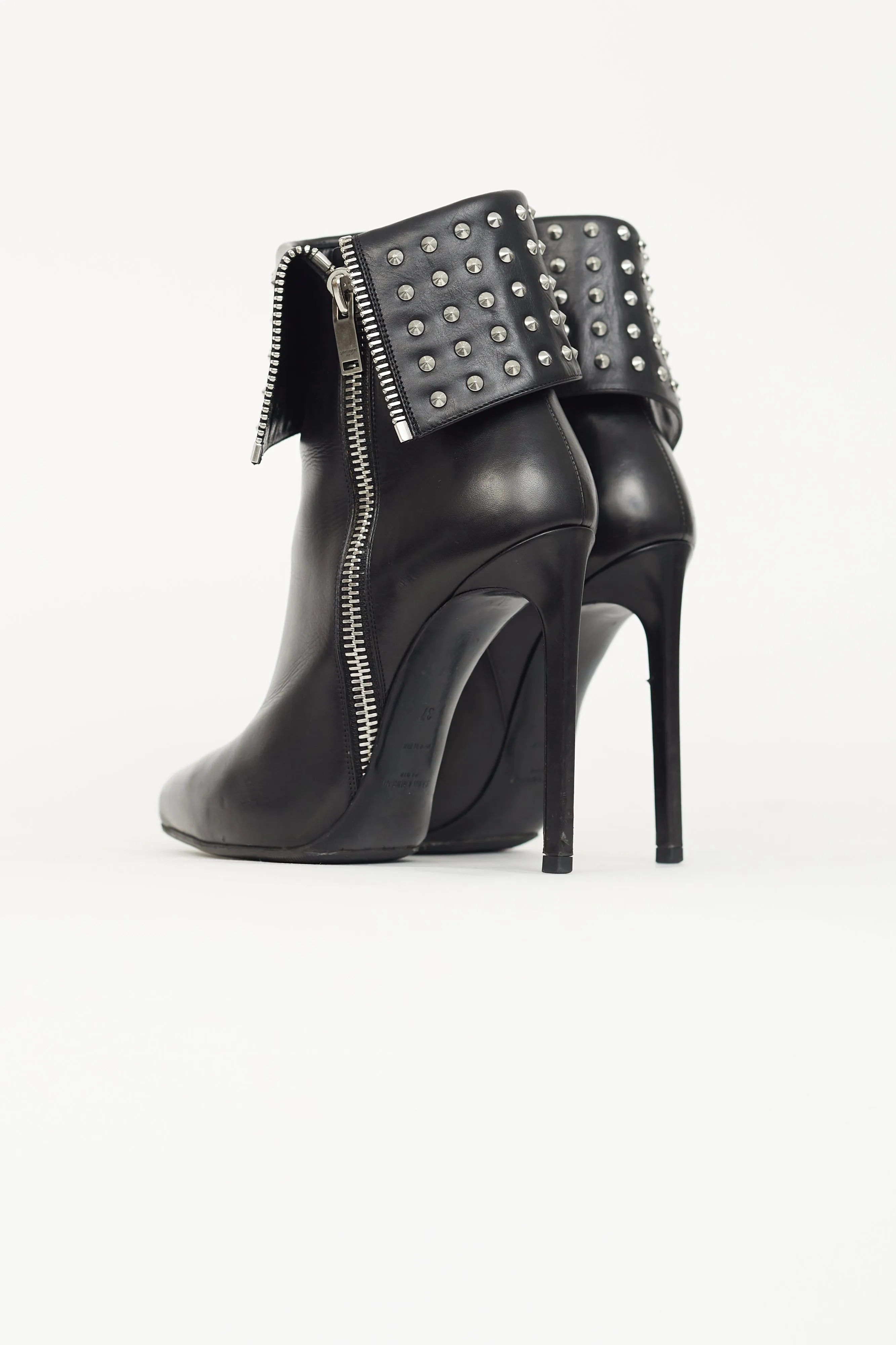 Black Studded Ankle Boot