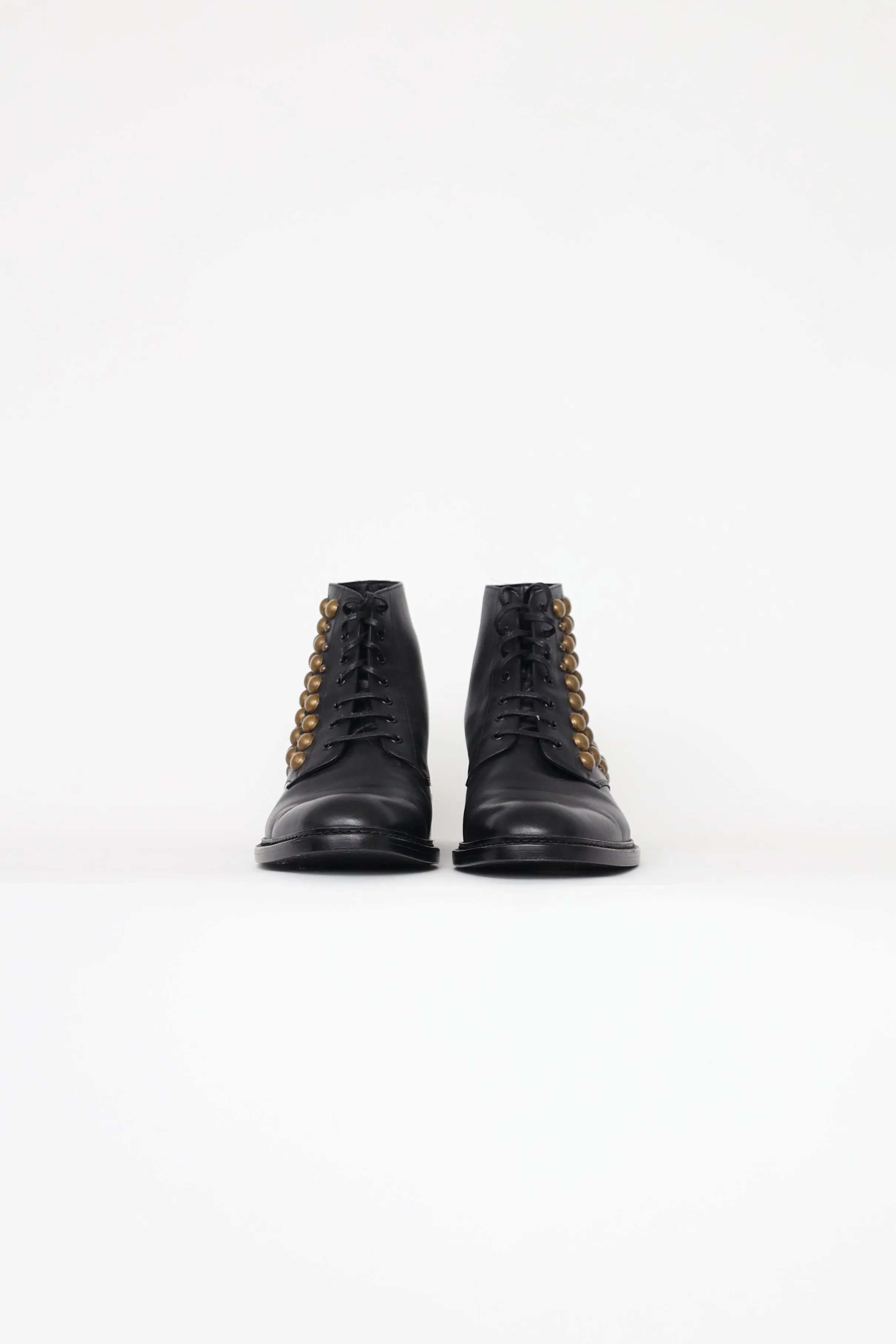 Black Studded Ankle Boots