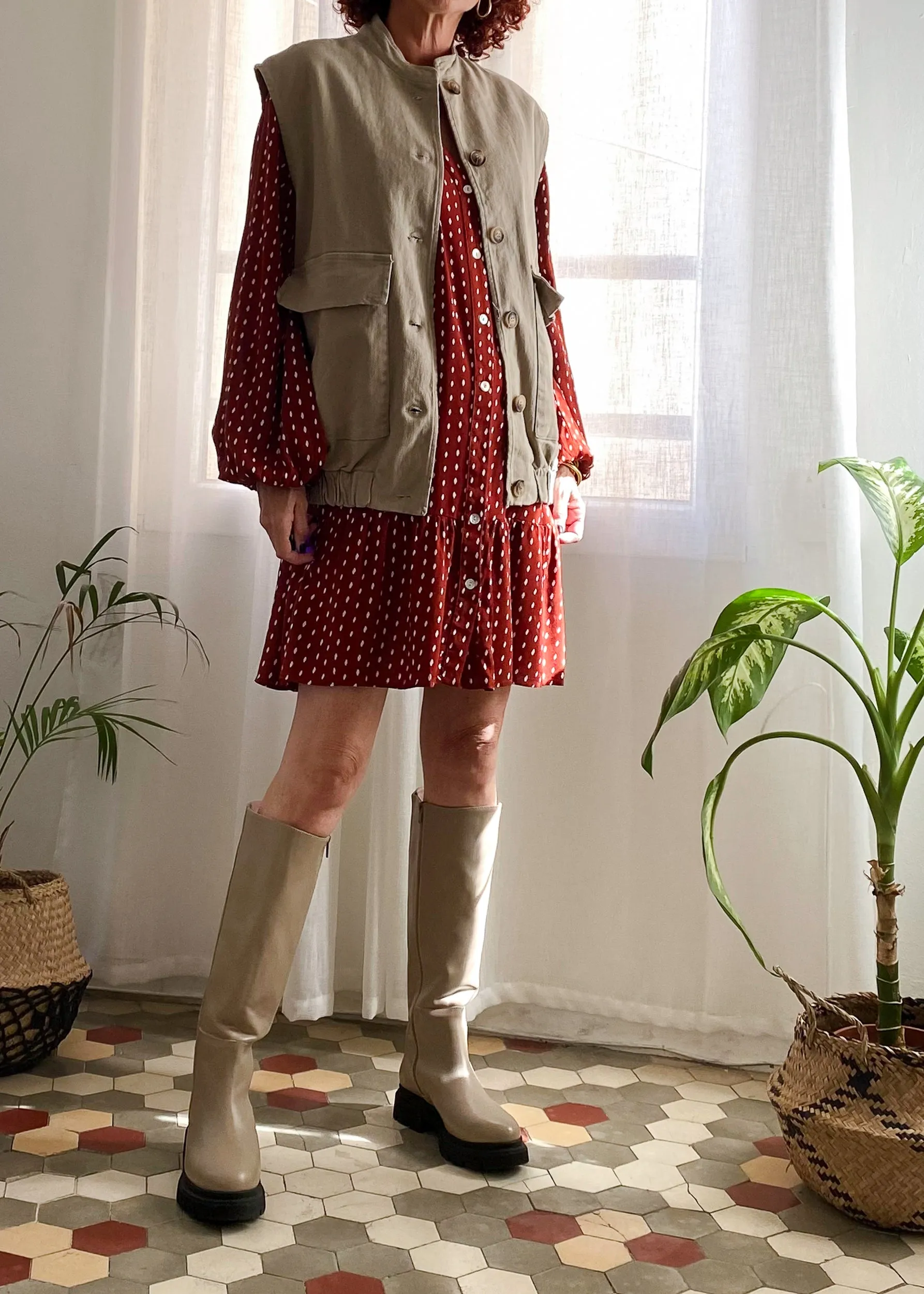 BOTAS DANIELA TAUPE
