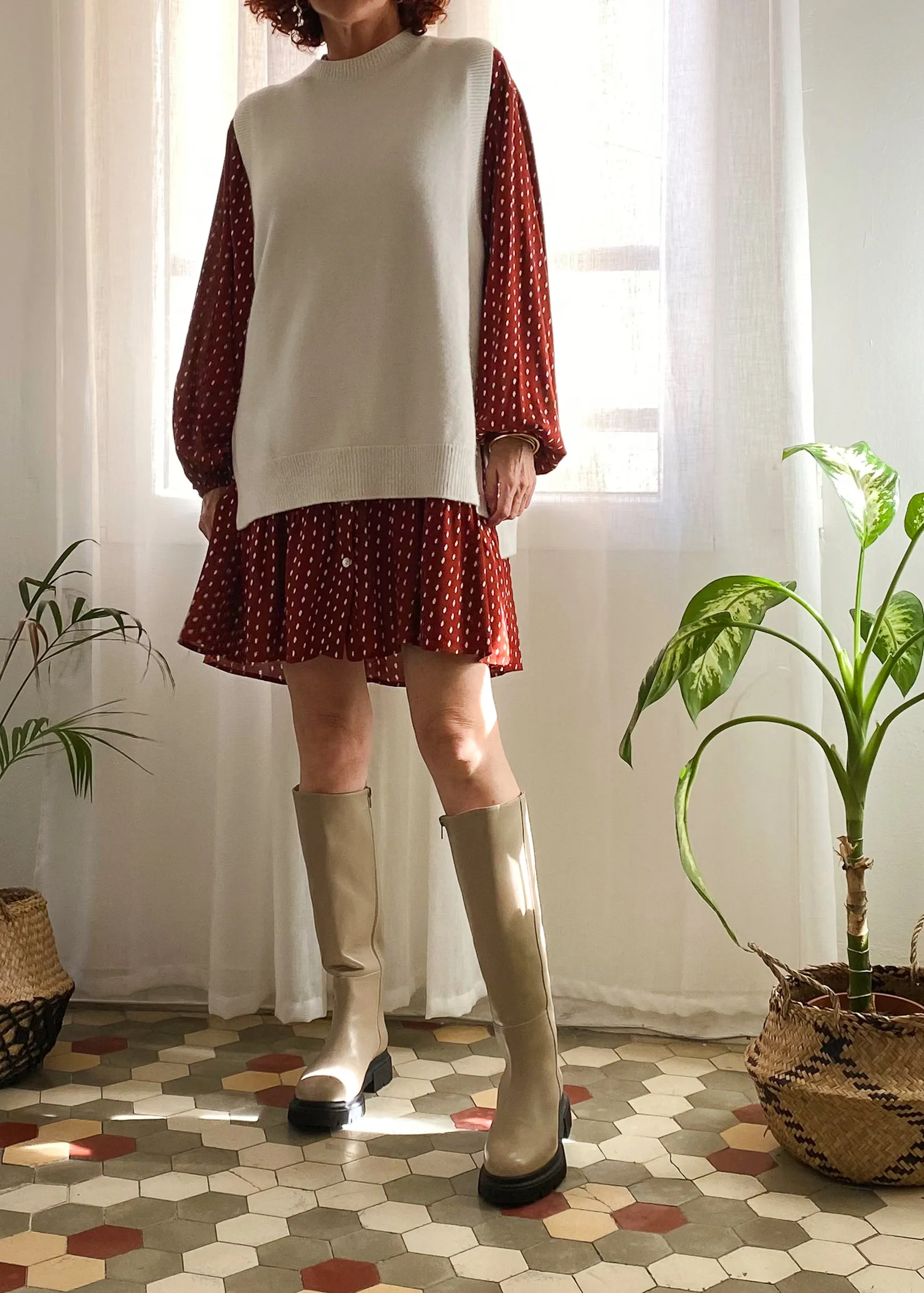 BOTAS DANIELA TAUPE