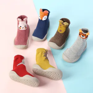 Boys And Girls Baby Toddler Shoes Spring And Autumn Baby Soft Sole Shoes Children Indoor Floor Shoes Breathable Cartoon Children Socks