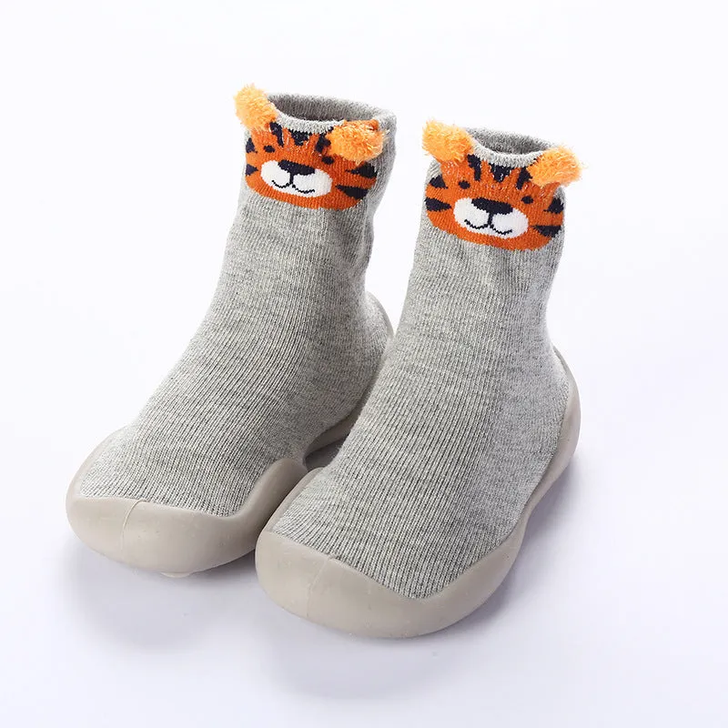 Boys And Girls Baby Toddler Shoes Spring And Autumn Baby Soft Sole Shoes Children Indoor Floor Shoes Breathable Cartoon Children Socks