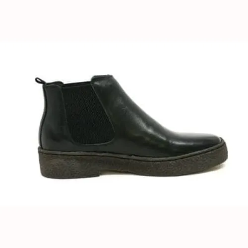 British Walkers Playboy Soho Men's Black Leather Chelsea Boots