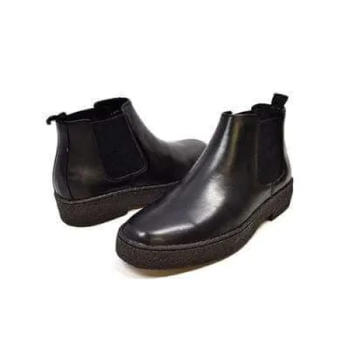 British Walkers Playboy Soho Men's Black Leather Chelsea Boots
