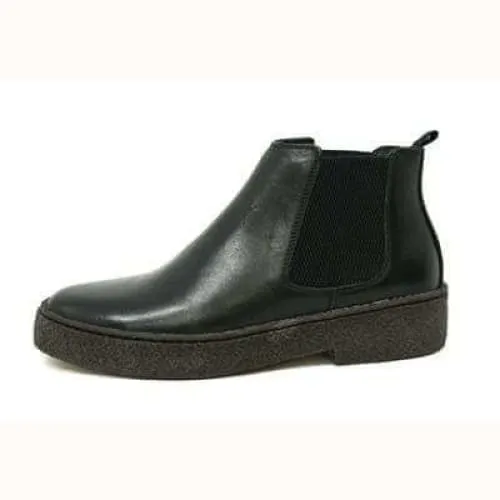 British Walkers Playboy Soho Men's Black Leather Chelsea Boots