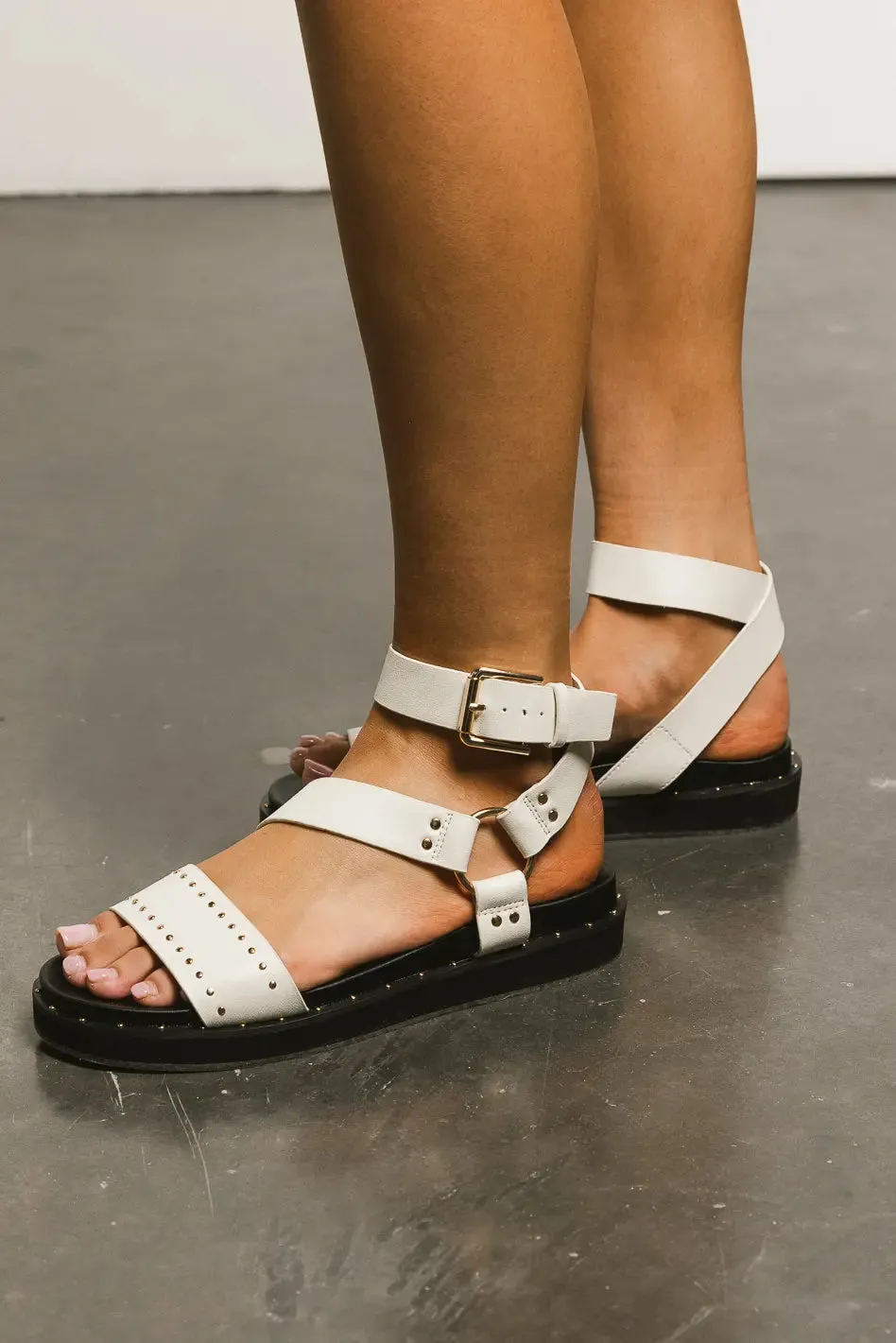 Cameron Sandals in Cream