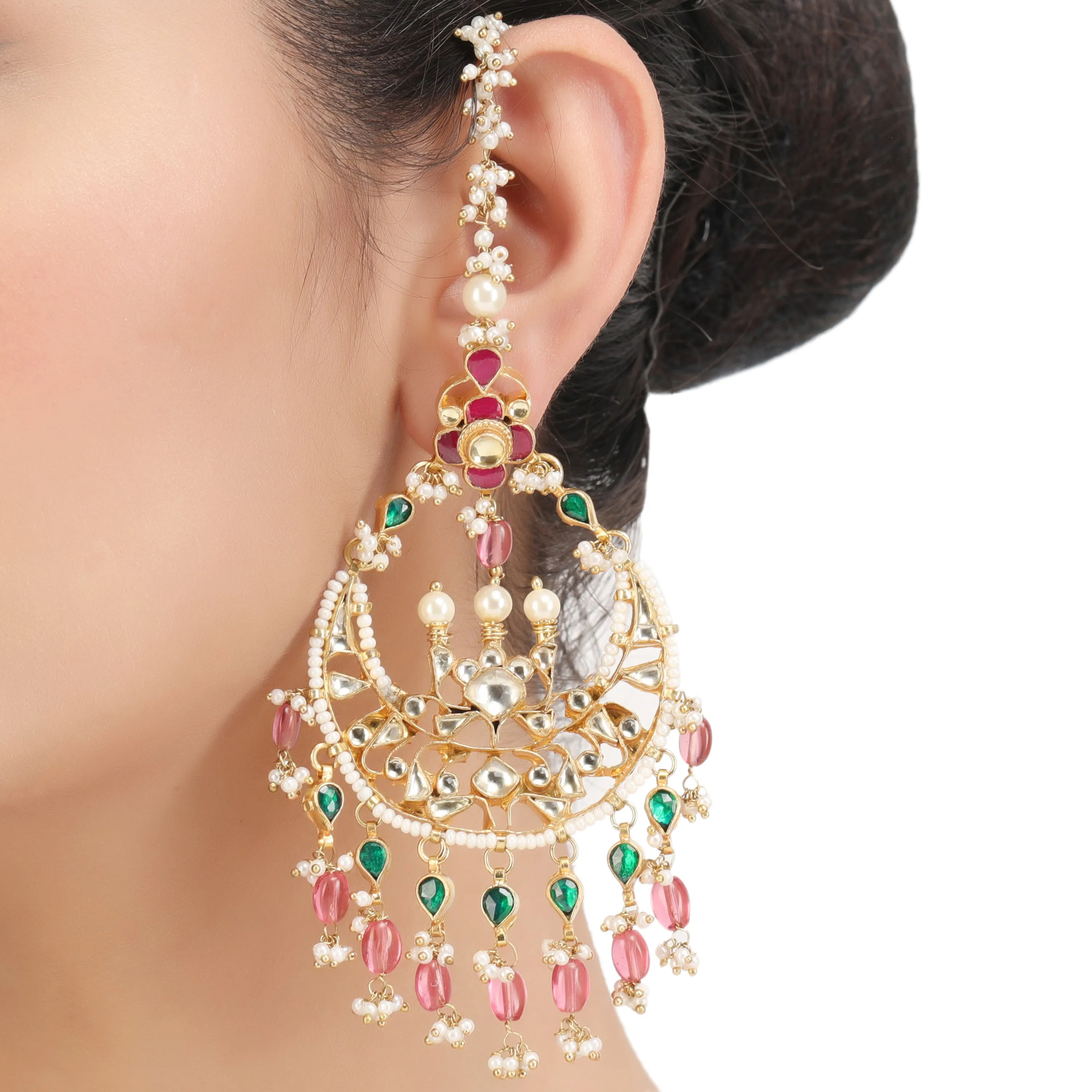 CHANDA KUNDAN NIHARIKA EARRING