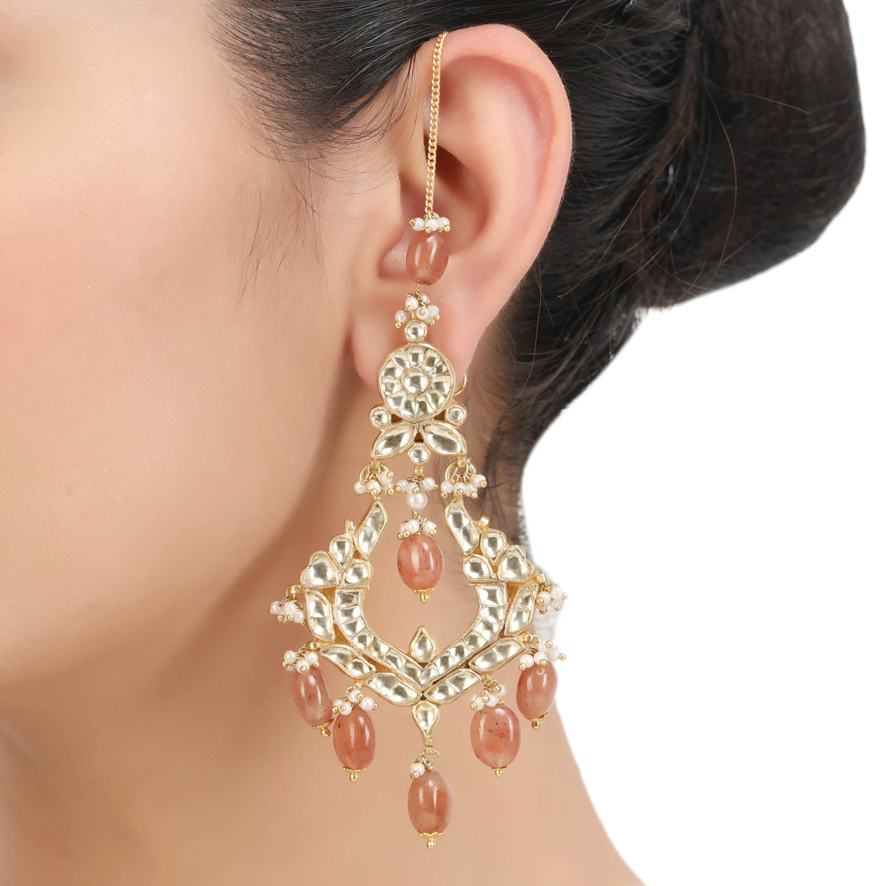 CHANDA KUNDAN PRIYU EARRING