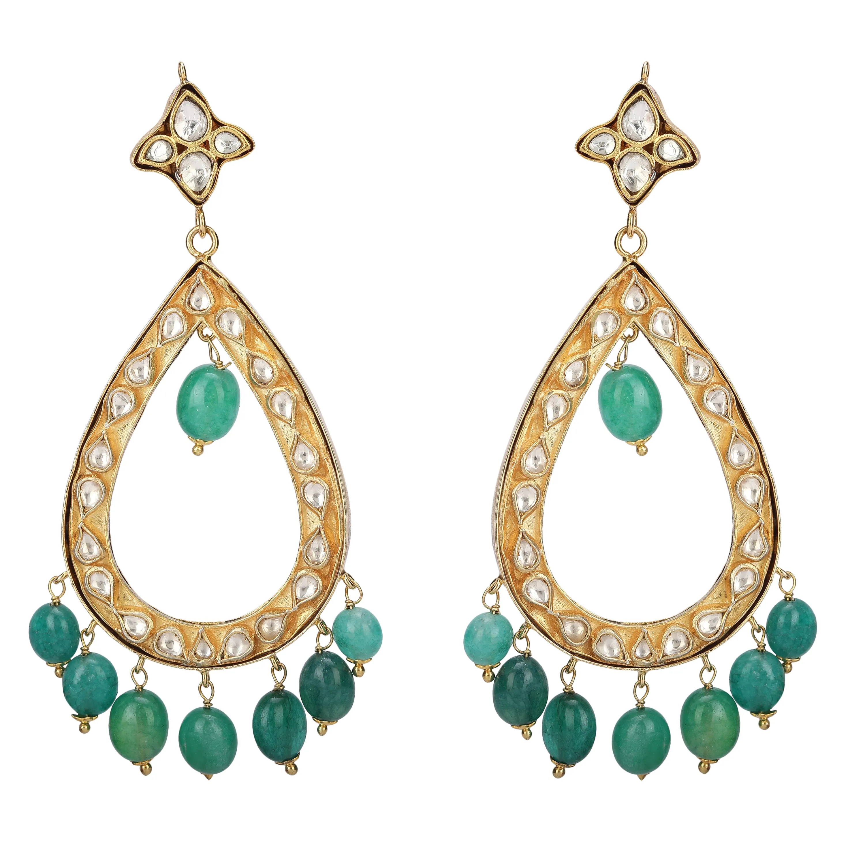 CHANDA KUNDAN RUHANI EARRING