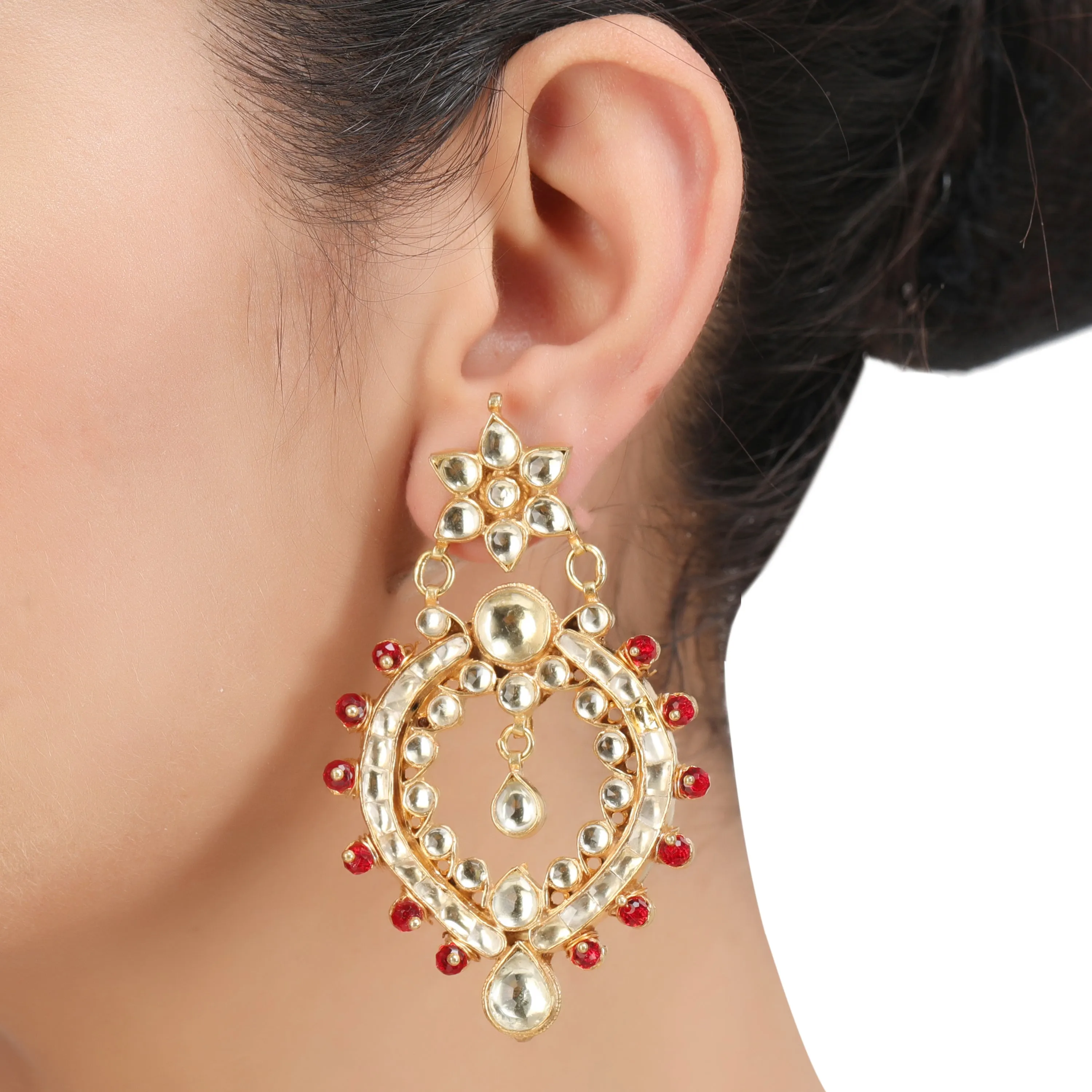 CHANDA KUNDAN SHRI EARRING