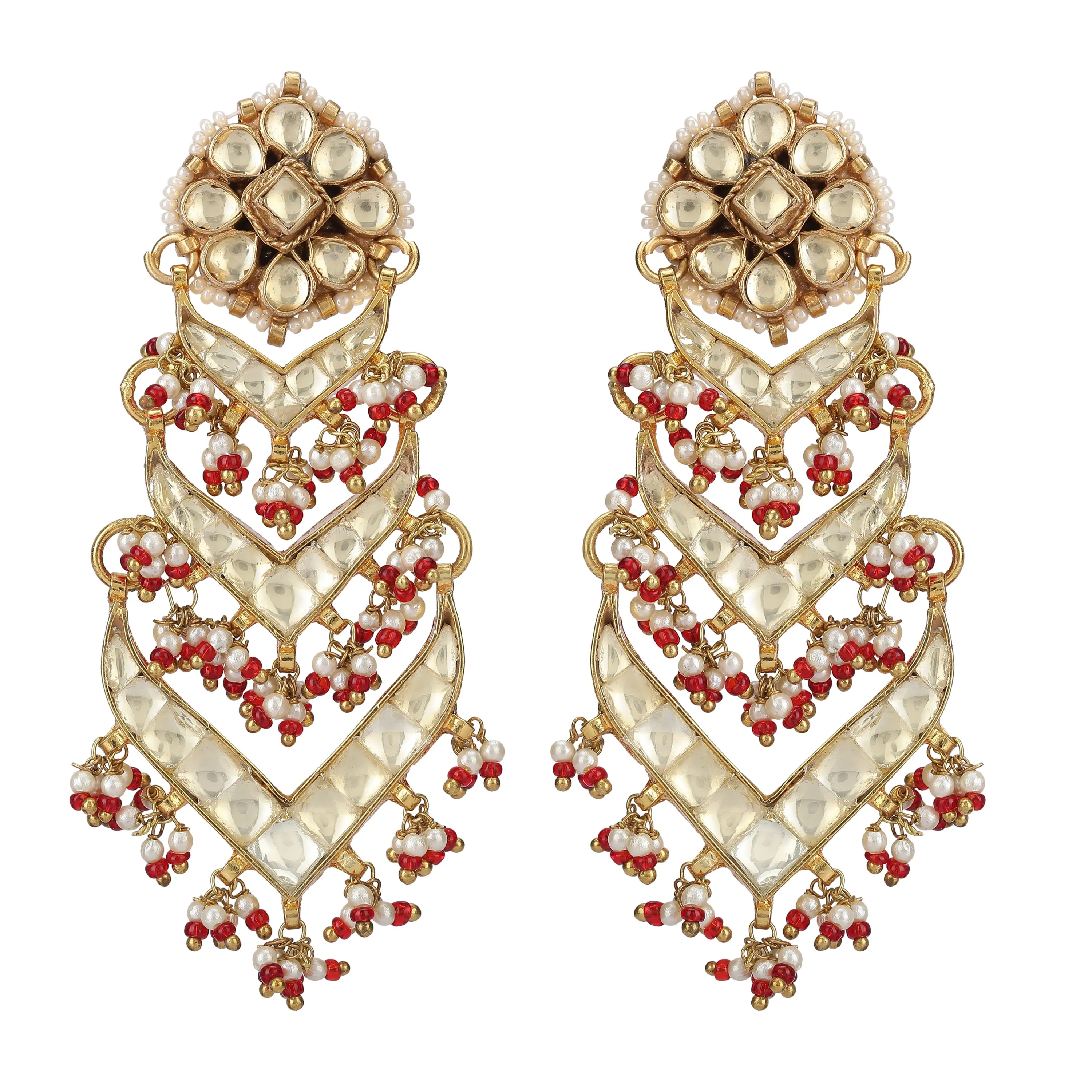 CHANDA KUNDAN YASHI EARRING