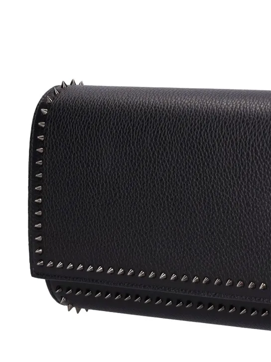 Christian Louboutin   Paloma leather clutch w/spikes 