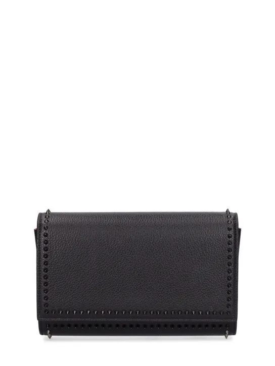 Christian Louboutin   Paloma leather clutch w/spikes 