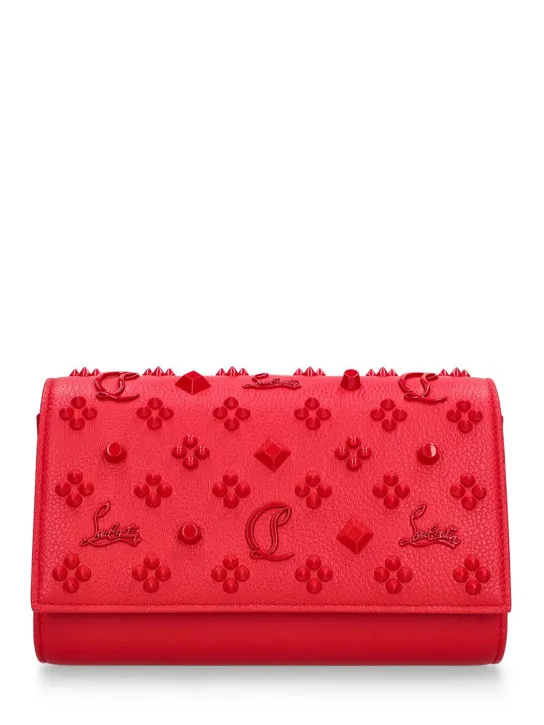 Christian Louboutin   Paloma Loubinthesky leather clutch 