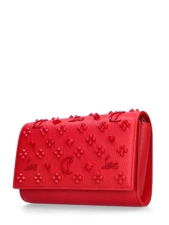 Christian Louboutin   Paloma Loubinthesky leather clutch 