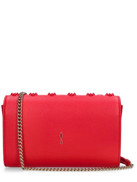 Christian Louboutin   Paloma Loubinthesky leather clutch 