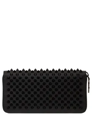 Christian Louboutin   Panettone spiked leather zip wallet 