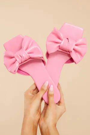 Cupid's Bow Pink Sandals