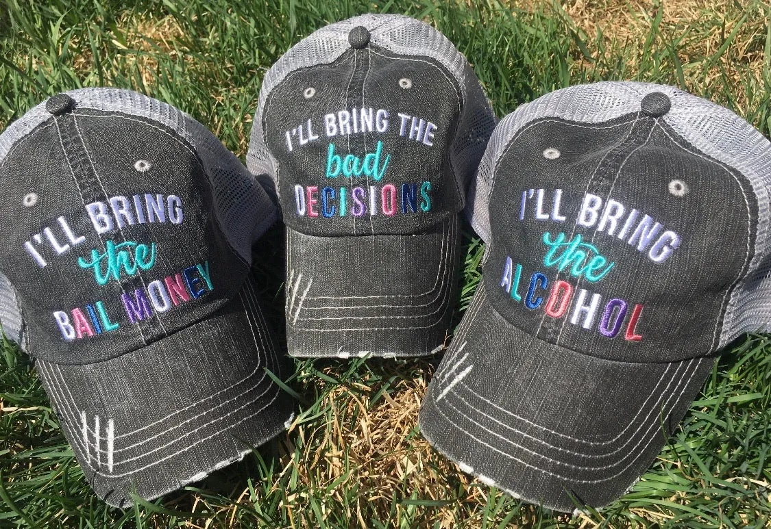 Dance hats and jewelry | Dance mom | Personalize | Embroidered distressed trucker caps