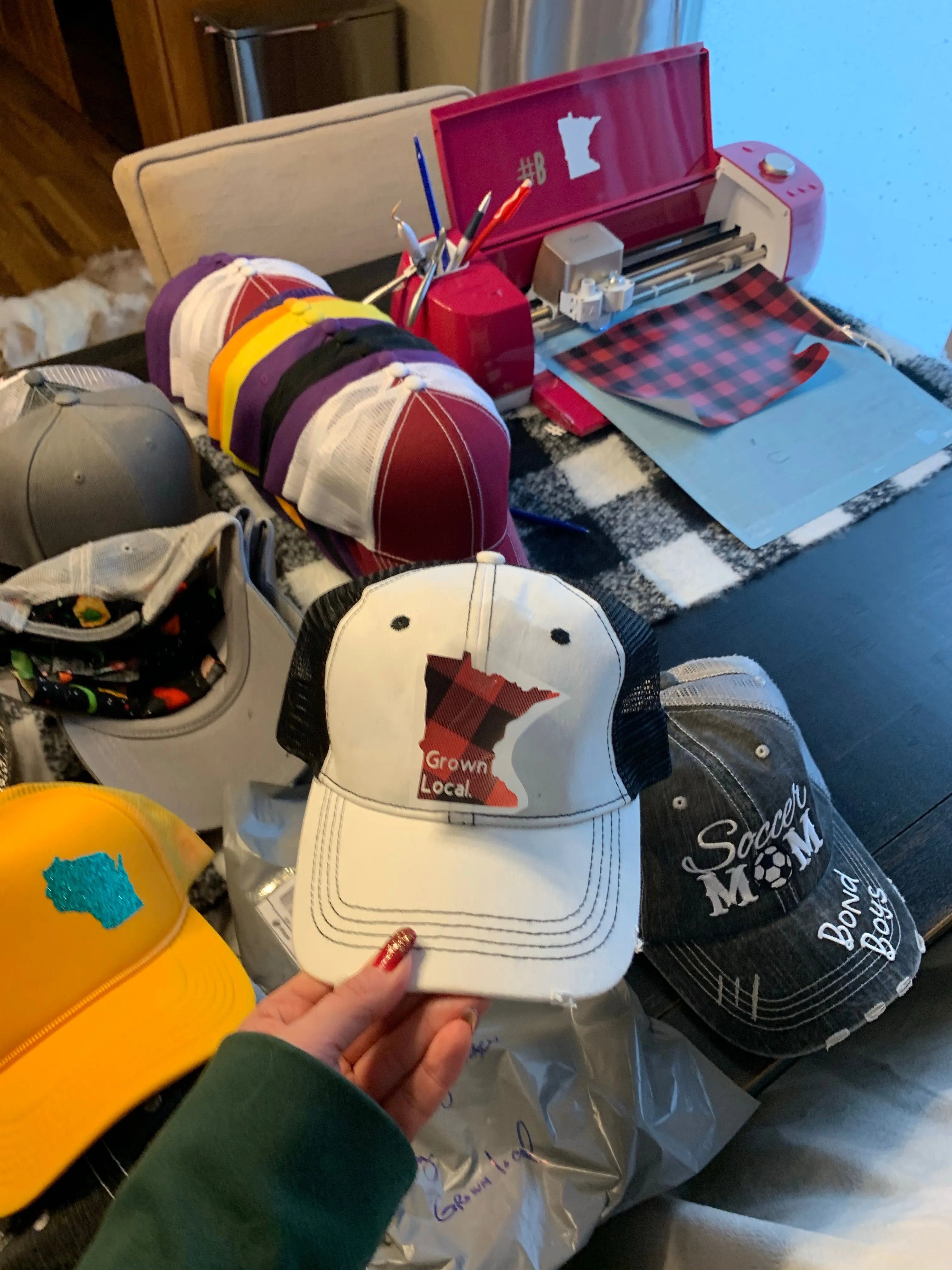 Dance hats and jewelry | Dance mom | Personalize | Embroidered distressed trucker caps
